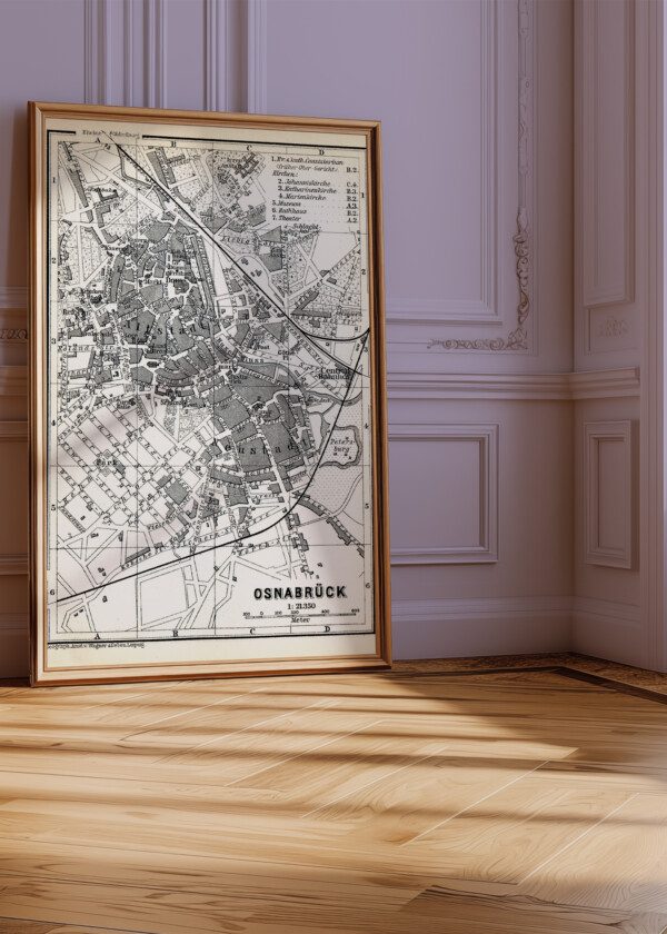 OSNABRÜCK, TYSKLAND 1897