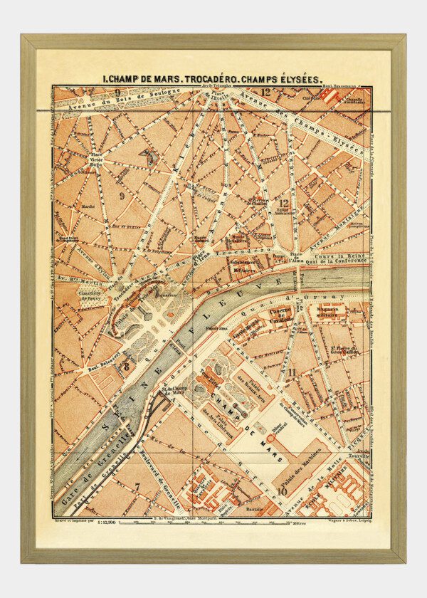 CHAMP DE MARS, FRANKRIKE 1909