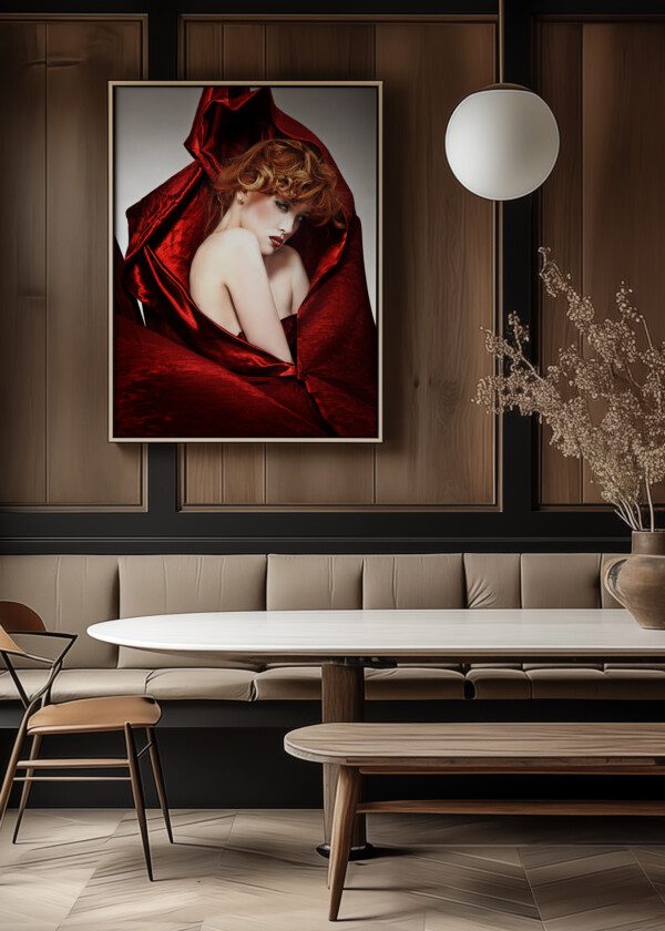 WOMAN IN RED