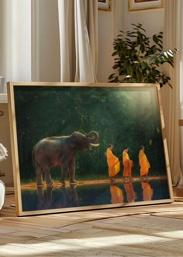 MONKS AND ELEPHANTS