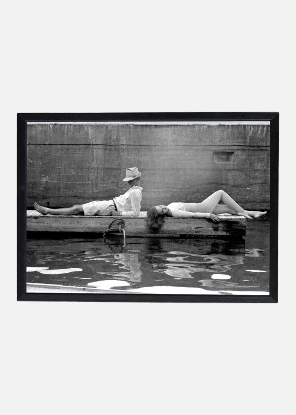RESTING COUPLE ON THE DOCK