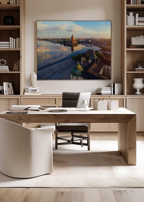 AERIAL VIEW OF STOCKHOLM CITY