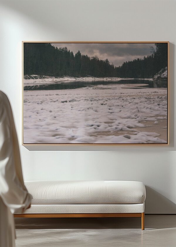 FROZEN SEA SIDE BEACH