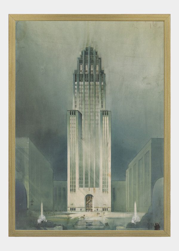 SKYSCRAPER OFFICE BUILDING] 1928