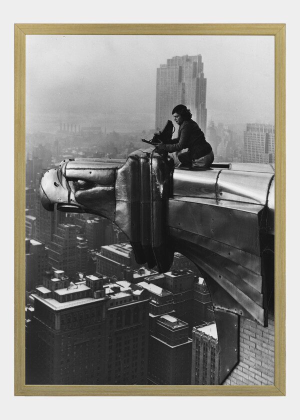 MARGARET BOURKE-WHITE AT THE CHRYSLER BUILDING 1934