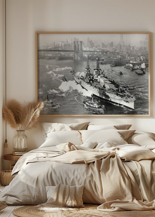 WARSHIPS IN N.Y. PORT