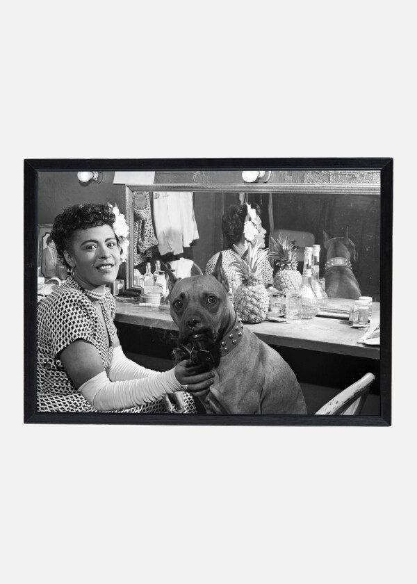 PORTRAIT OF BILLIE HOLIDAY, DOWNBEAT(?), NEW YORK, N.Y., CA. JUNE 1946