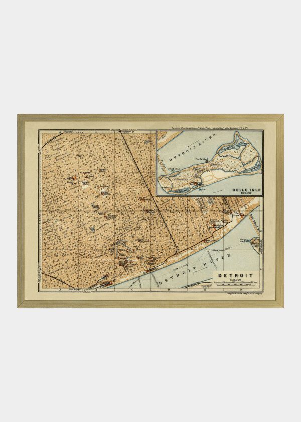 DETROIT & BELLE ISLE, USA 1922
