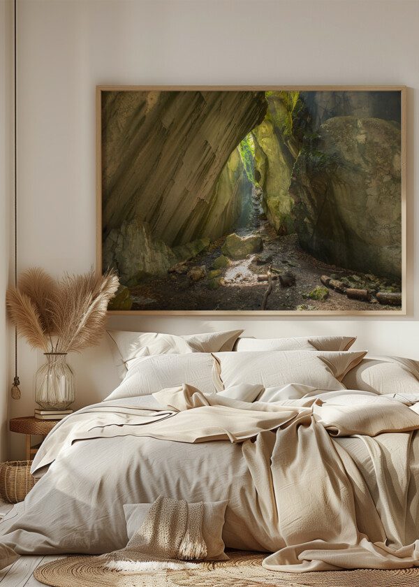 NICE SMALL CAVE IN THE ALPS