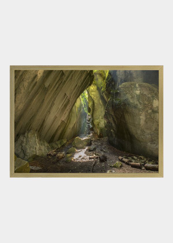 NICE SMALL CAVE IN THE ALPS