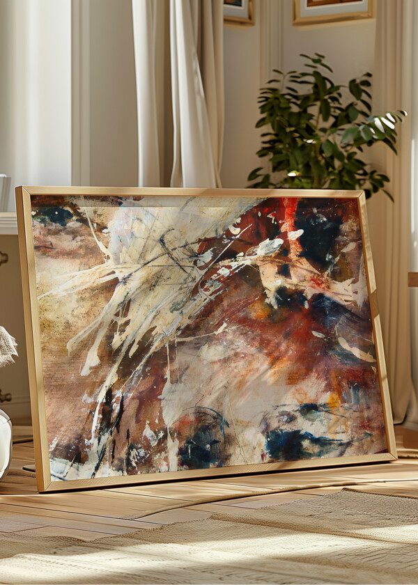 EYES, ABSTRACT OIL PAINTING, ARTISTIC BACKGROUND