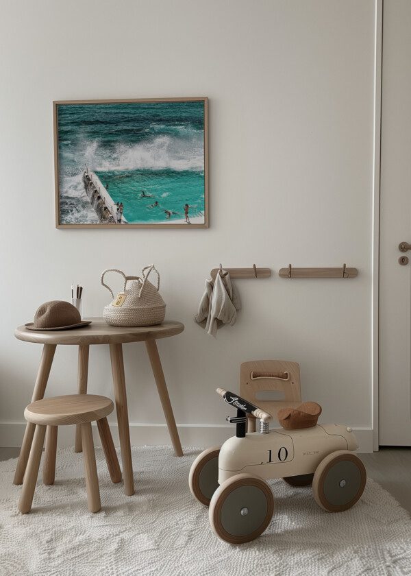 ROCK SWIMMING POOLS OVERLOOKING TASMAN SEA IN BONDI