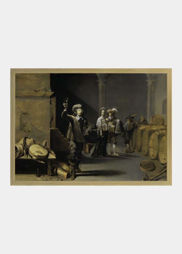 THE WINE CONNOISSEURS, BY JACOB DUCK, 1640-42