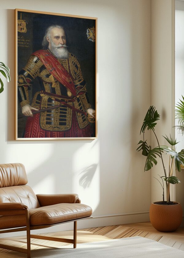 FRANCISCO HURTADO DE MENDOZA, ADMIRAL OF ARAGON, BY ANONYMOUS ARTIST, 1601