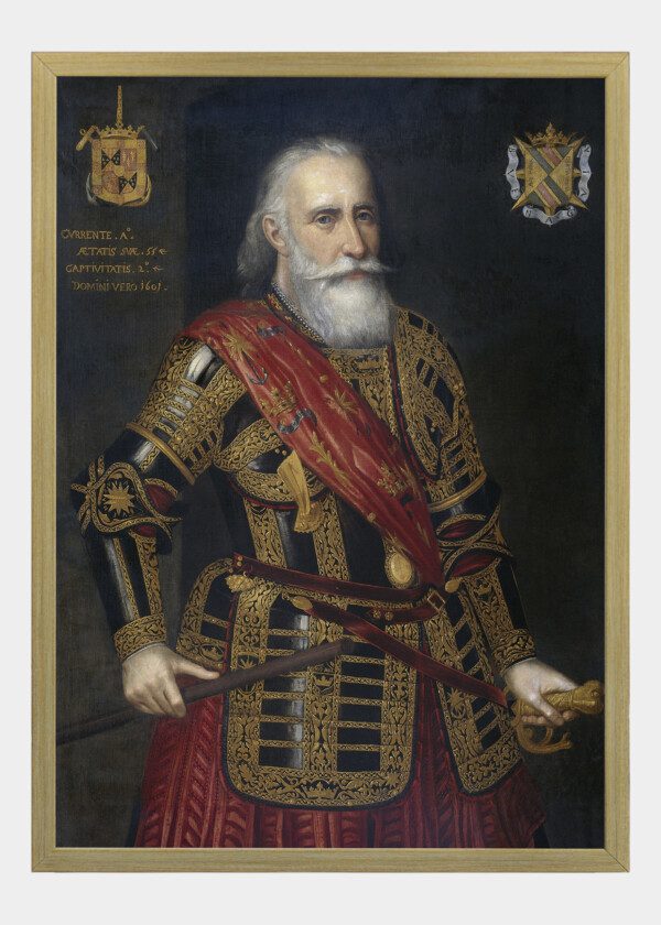 FRANCISCO HURTADO DE MENDOZA, ADMIRAL OF ARAGON, BY ANONYMOUS ARTIST, 1601