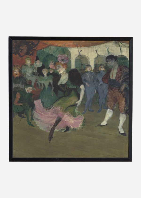 MARCELLE LENDER DANCING THE BOLERO IN 'CHILPERIC', BY HENRI DE TOULOUSE-LAUTREC, 1895-96