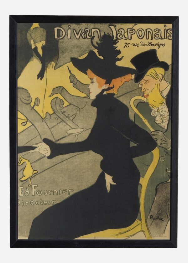 DIVAN JAPONAIS, BY HENRI DE TOULOUSE-LAUTREC, 1892-93