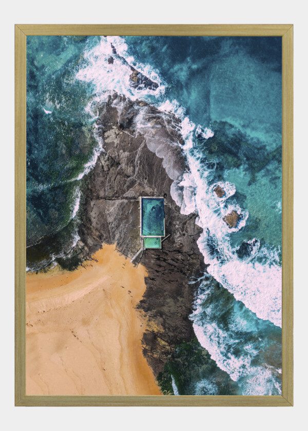 MONA VALE OCEAN POOL - OUTDOOR ROCK POOL IN SYDNEY, NEW SOUTH WALES (NSW), AUSTRALIA