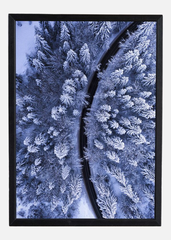 BLACK ROAD THRU FROSTED