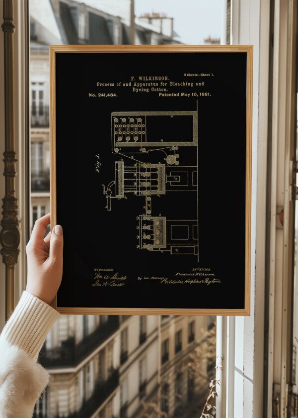 PROCCES OF AND APPARATUS FOR BLEACHING AND DYEING COTTON