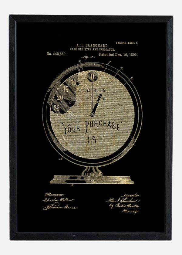 CASH REGISTER AND INDICATOR