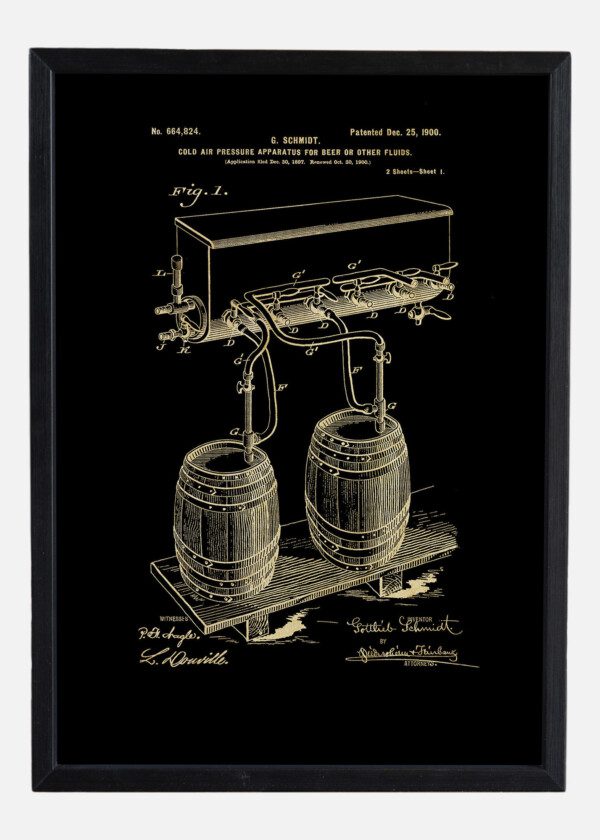 COLD AIR PRESSURE APPARATUS FOR BEER OR OTHER FLUIDS