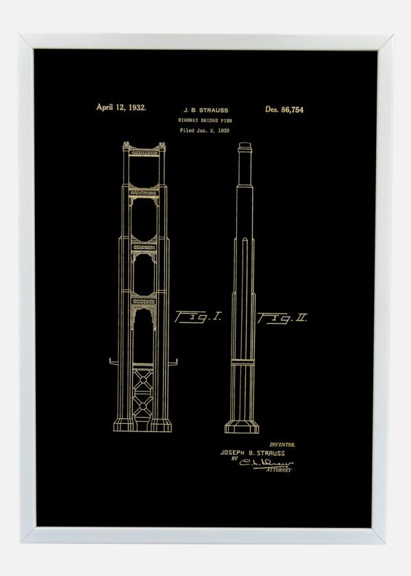 Motiv: Patent Print - Highway Bridge Pier