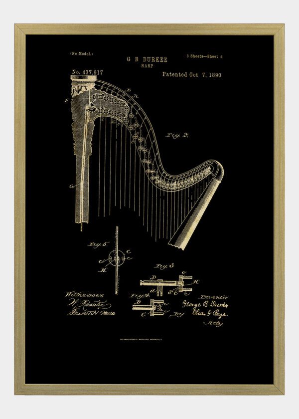 Motiv: Patent Print - Harp Fig 2-5