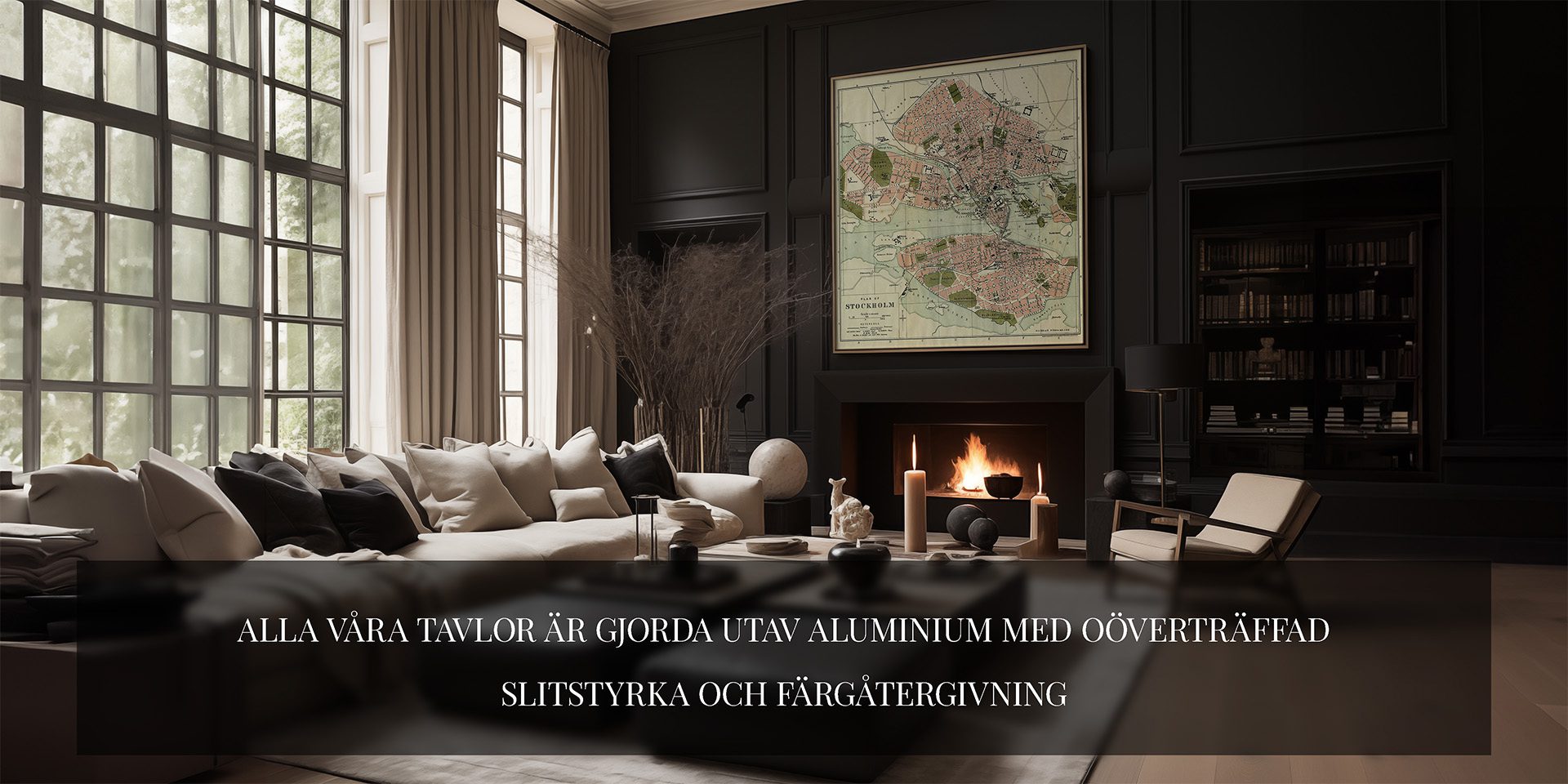 Fullskärmsbild startsida informationstext